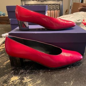 Stuart Weitzman vintage red pumps size 7B